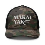 Makai Yak Camo trucker hat